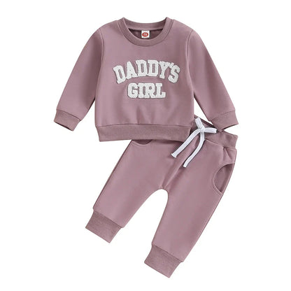 Pants and Sweatshirt Set "Daddy's Girl" Multivariant-5