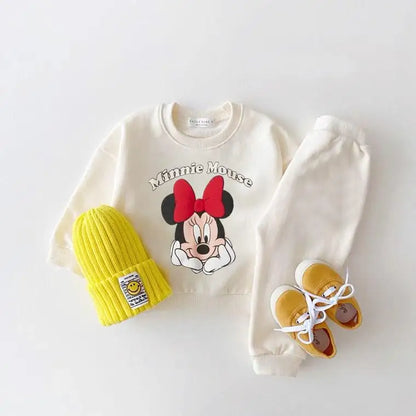 2-Piece Cartoon Sweatshirt and Pants Tracksuit Set for Children Multivariant-15