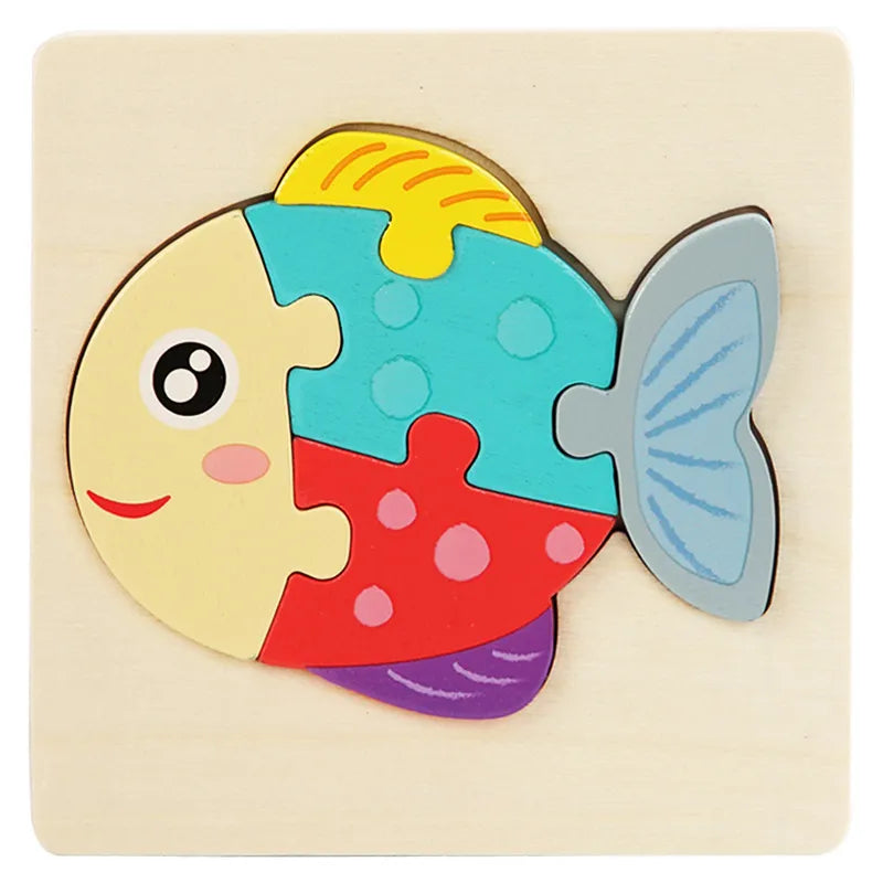 Wooden Toy Tangram for Children Multivariant-5