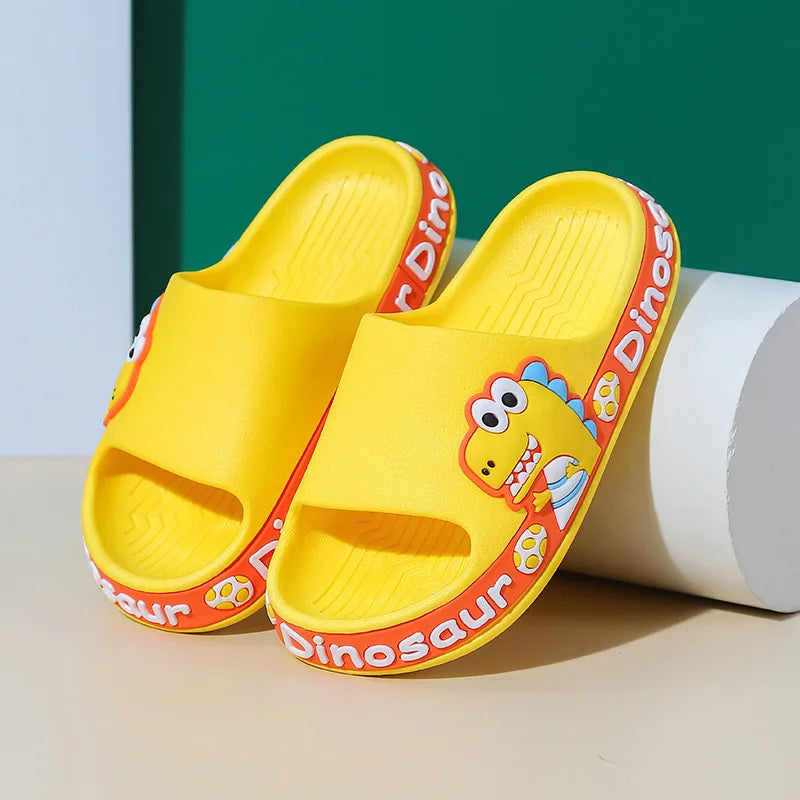 Non-slip Rubber Slippers Dinosaur for Children Multi-variant-6