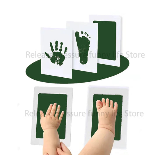 DIY Kit for Souvenir Feet/Handprints on white background Multivariant-10