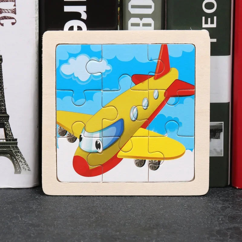 9pcs wooden toy jigsaw multivariant-18