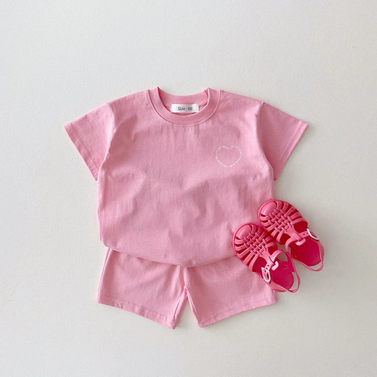 Set T-shirts and Pants for Children Love Me More multivariant-0