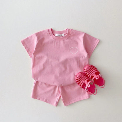 Set T-shirts and Pants for Children Love Me More multivariant-0