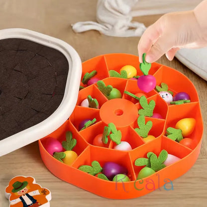 Educational Montessori Memory Toy Cultivated Field for Children-4