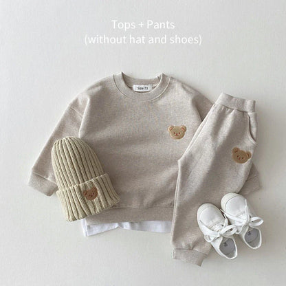 Pants and Sweatshirt Set with Bear Multivariant-9