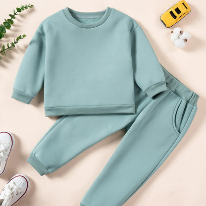 Pants and Sweatshirt Set in Cotton Multivariant-4