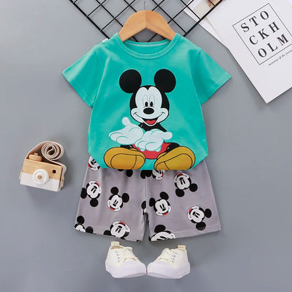 2pcs set Shirt and Pants for Children multivariant-1