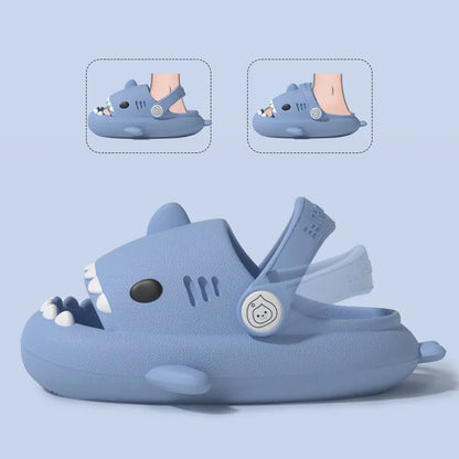 Non-slip Eva Shark Slippers for Children Multivariant-2