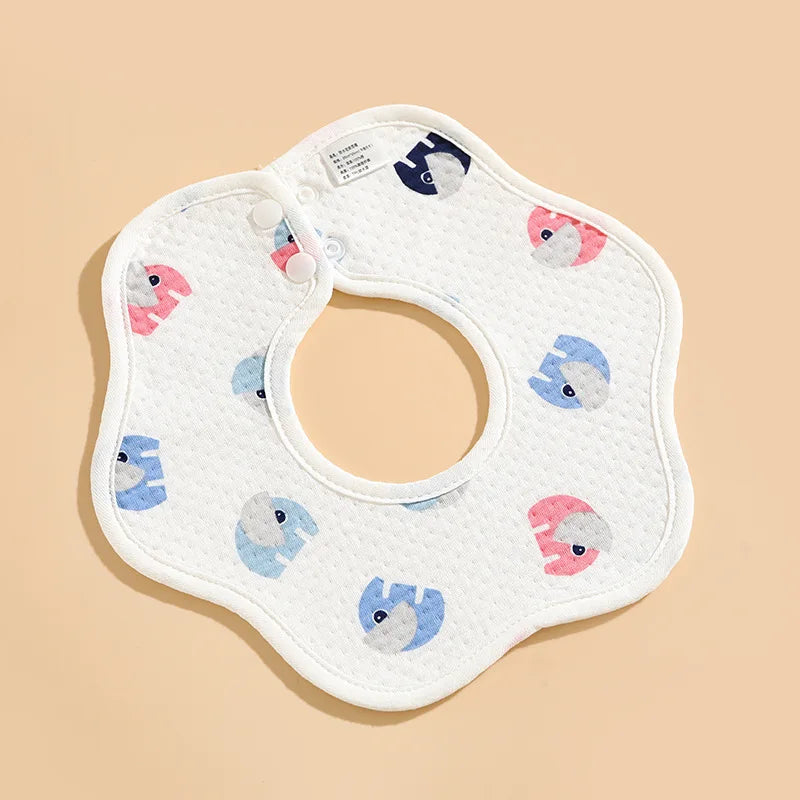 Cotton Waterproof Bib for newborns, multivariant-14