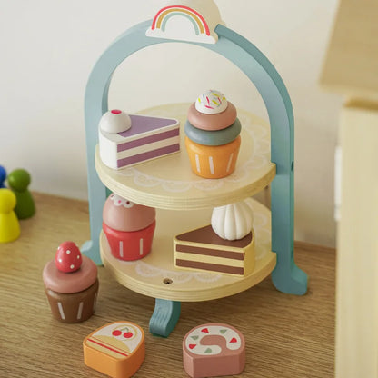 Wooden Toy Afternoon Tea Sweets-4