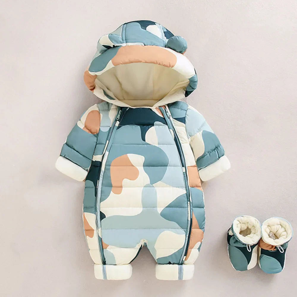 Breathable thermal suit with multi-variant double zip-0