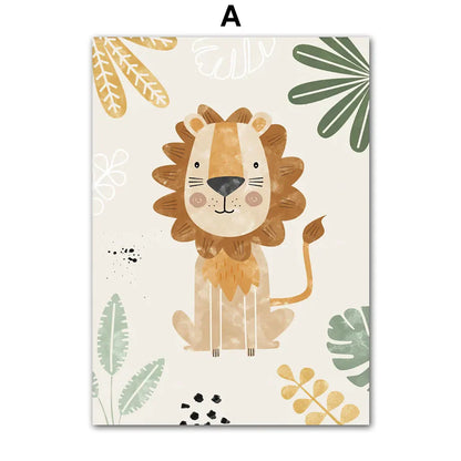 Decorative Picture "Jungle Animals" Multivariant-5