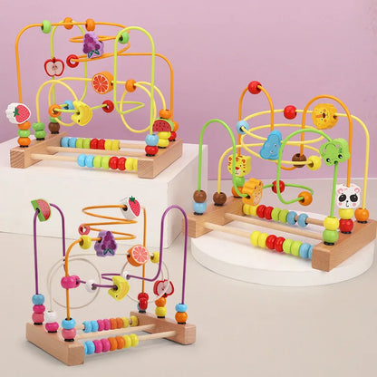Wooden Maze Toy for children multivariant-0