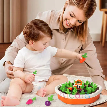Educational Montessori Memory Toy Cultivated Field for Children-2