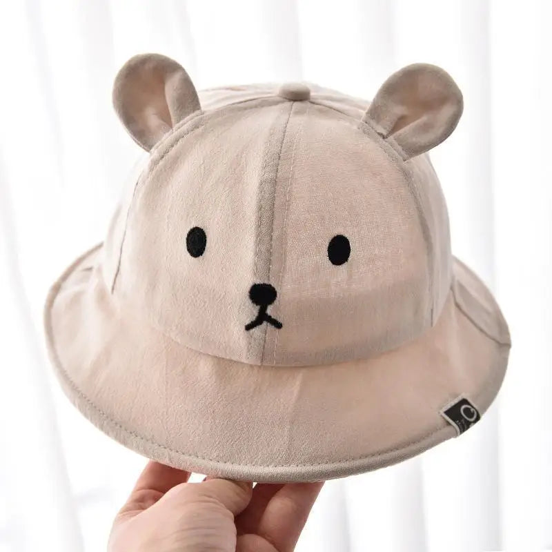 Summer cap with fun animals for children multivariant-8
