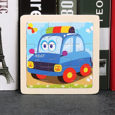 9pcs wooden toy jigsaw multivariant-20