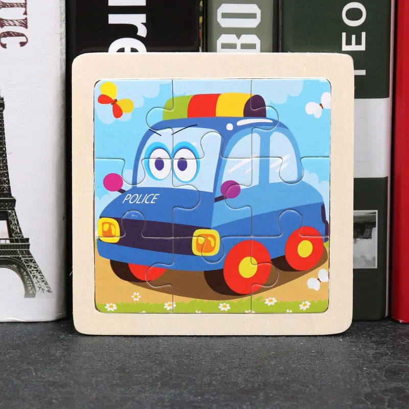 9pcs wooden toy jigsaw multivariant-20