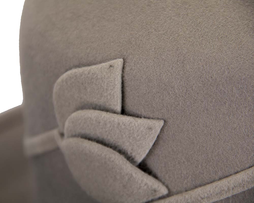 Exclusive rabbit fur grey hat Made in Europe