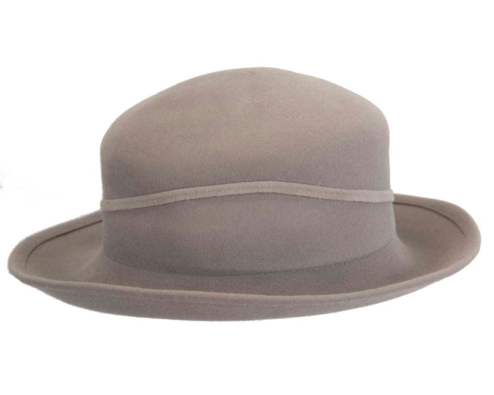 Exclusive rabbit fur grey hat Made in Europe