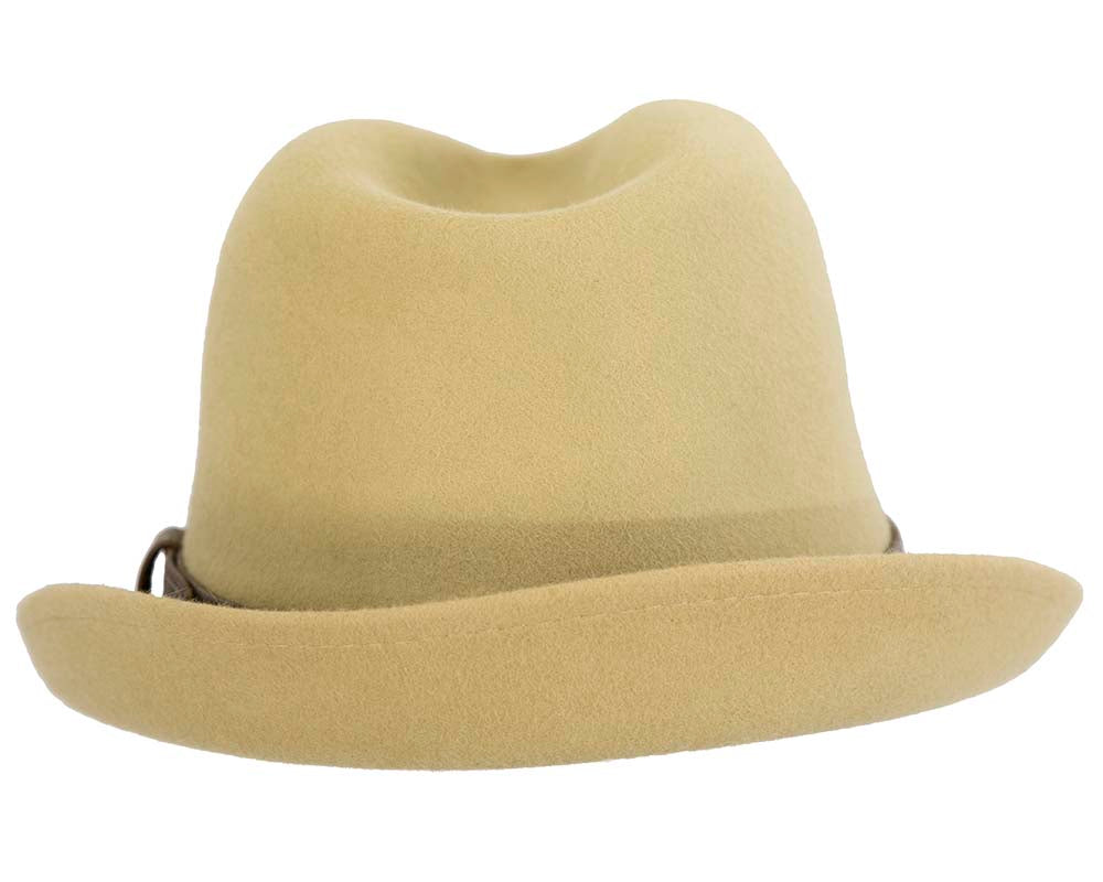 Rabbit fur fedora hat