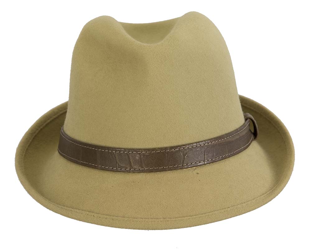 Rabbit fur fedora hat