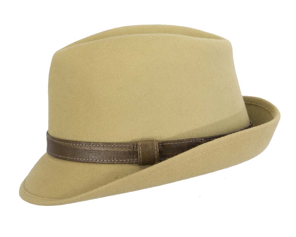 Rabbit fur fedora hat