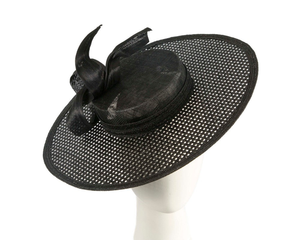 Exclusive black boater hat by Believera-0