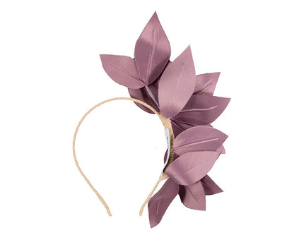 Bespoke mauve flower headband