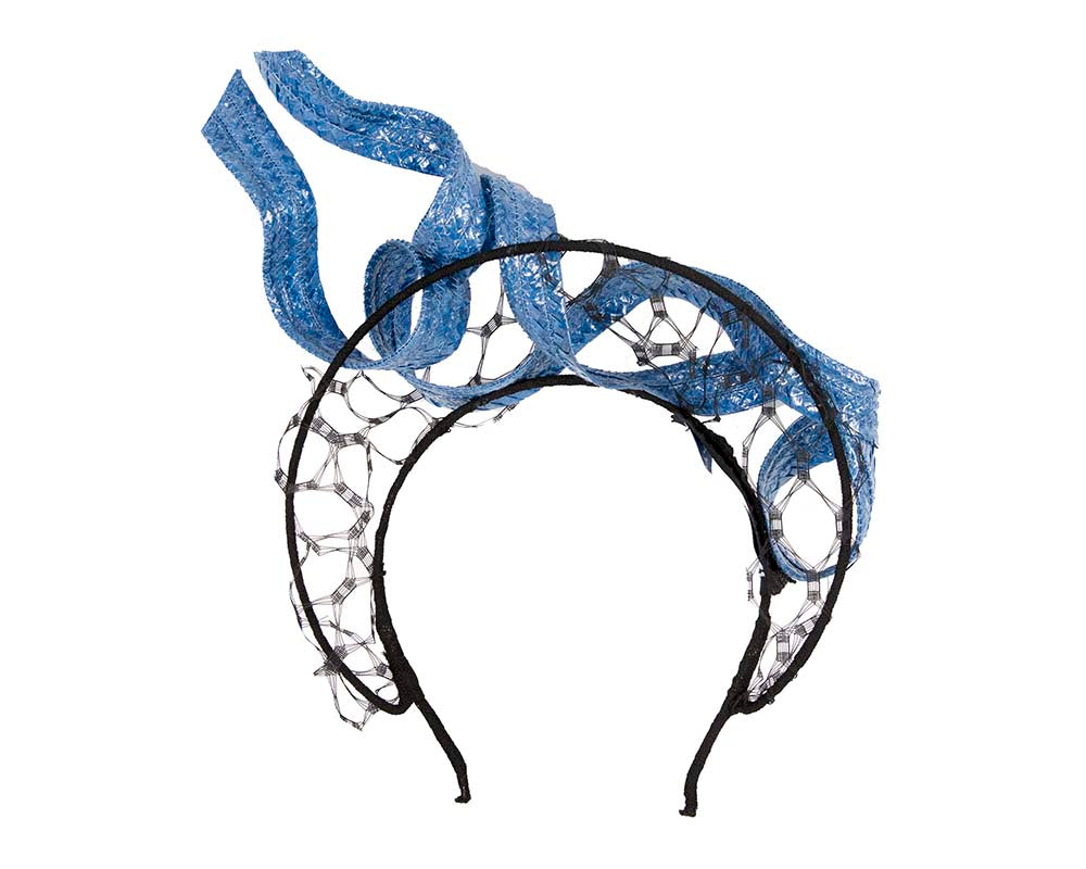 Black & Blue fascinator headband by BELEIVERA