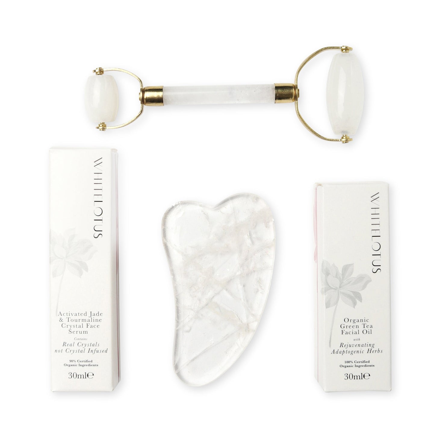Clear Quartz Crystal Facial