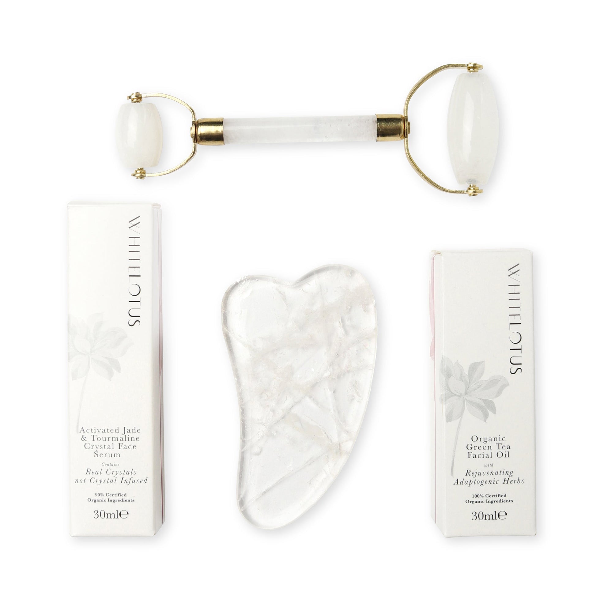 Clear Quartz Crystal Facial