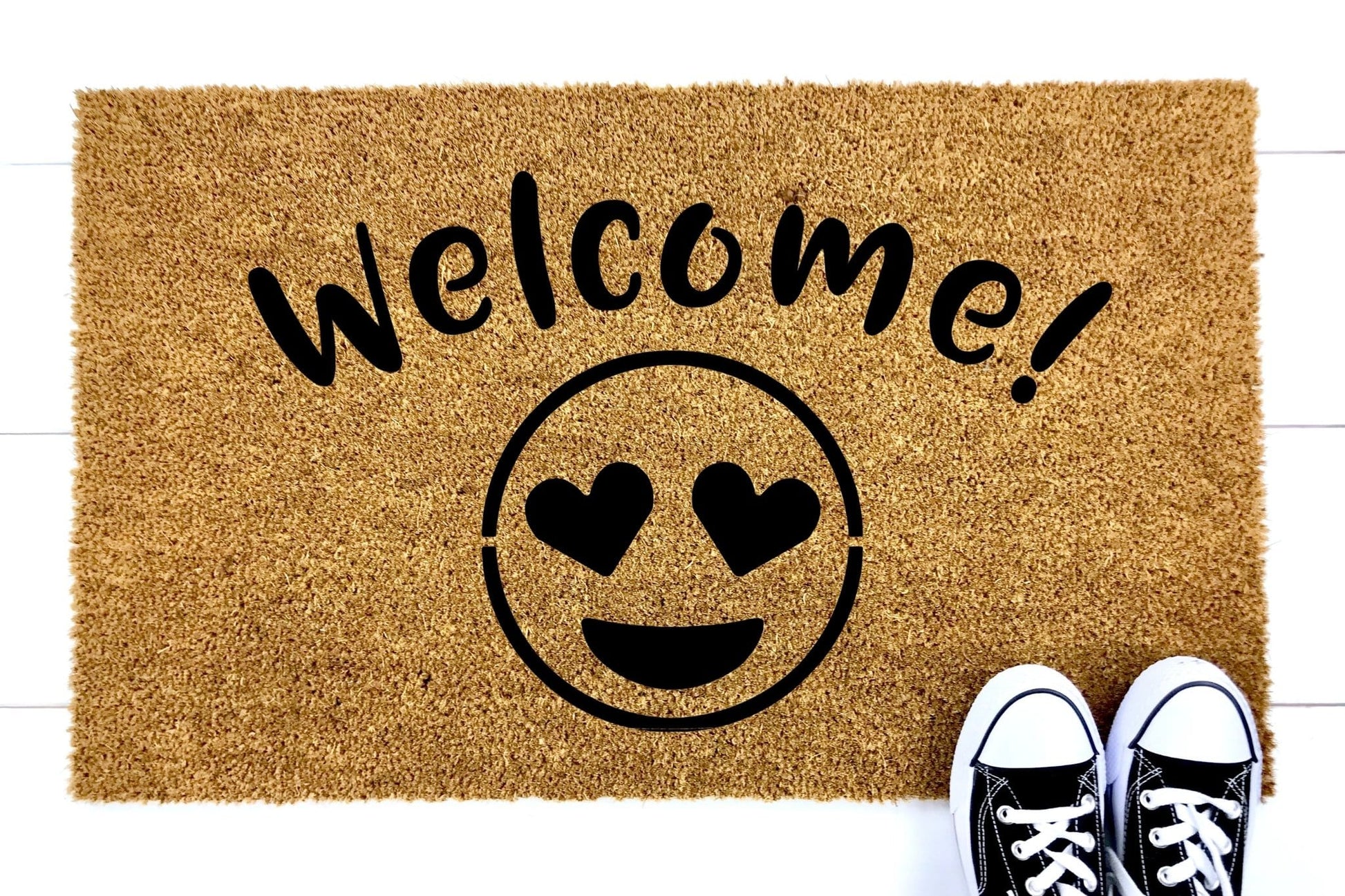 Welcome! (Emoji) Doormat