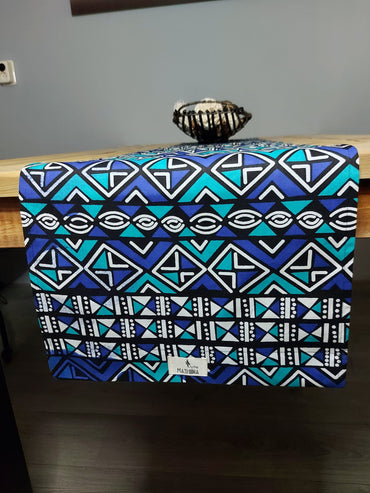 Handmade Table Runner 160x35cm | 180x35 | 200x35cm | African Print "Mudcloth" Bogolan Inspired Print Made from 100% African Print Fabric