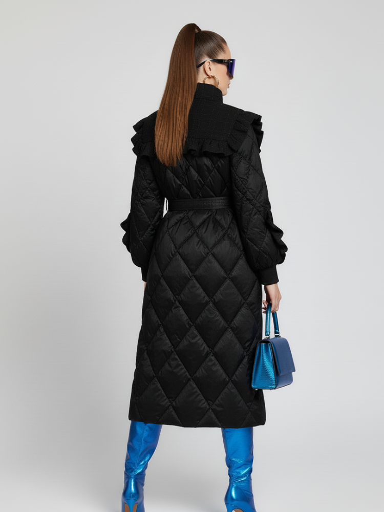 Women's Long Coat WALL STREET COUTURE BYMANYC ® New York-2