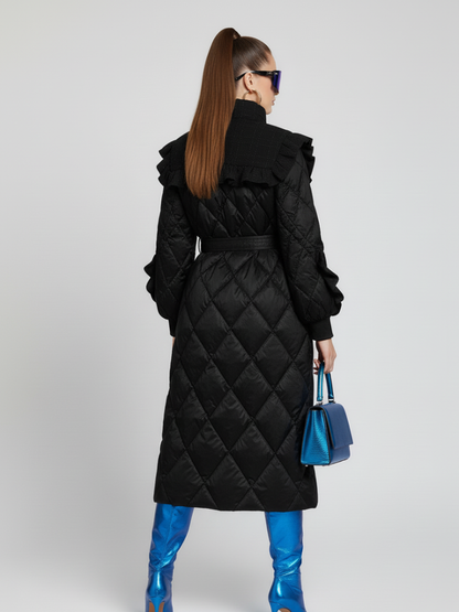 Women's Long Coat WALL STREET COUTURE BYMANYC ® New York-2