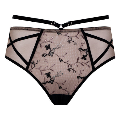 Transparent Tulle Embroidered Bikini Panty Antinea-3