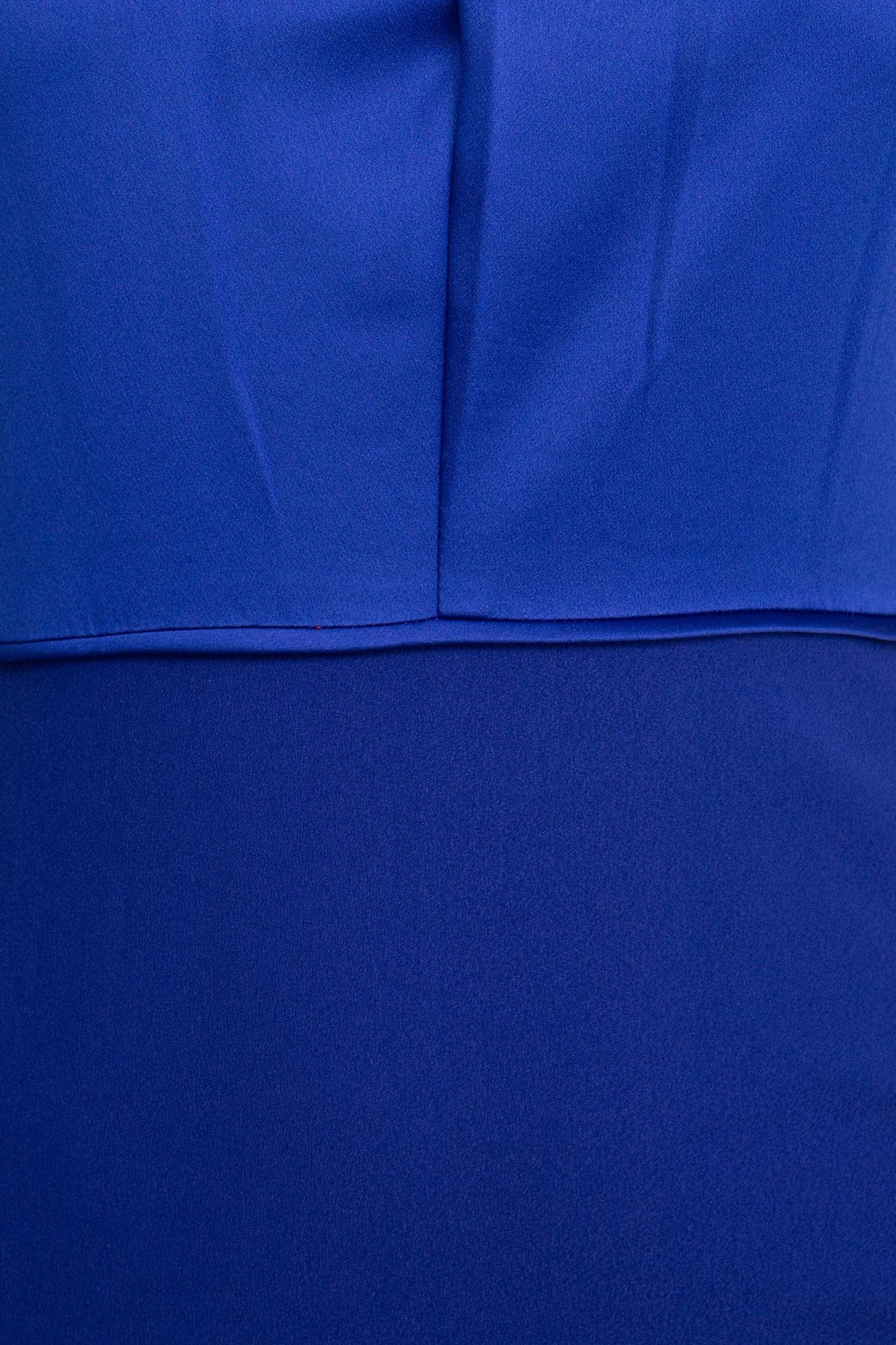 Adrianna Papell Halter Neck Sleeveless Empire Waist Tie Back Zipper Back Column Solid Crepe Dress-3