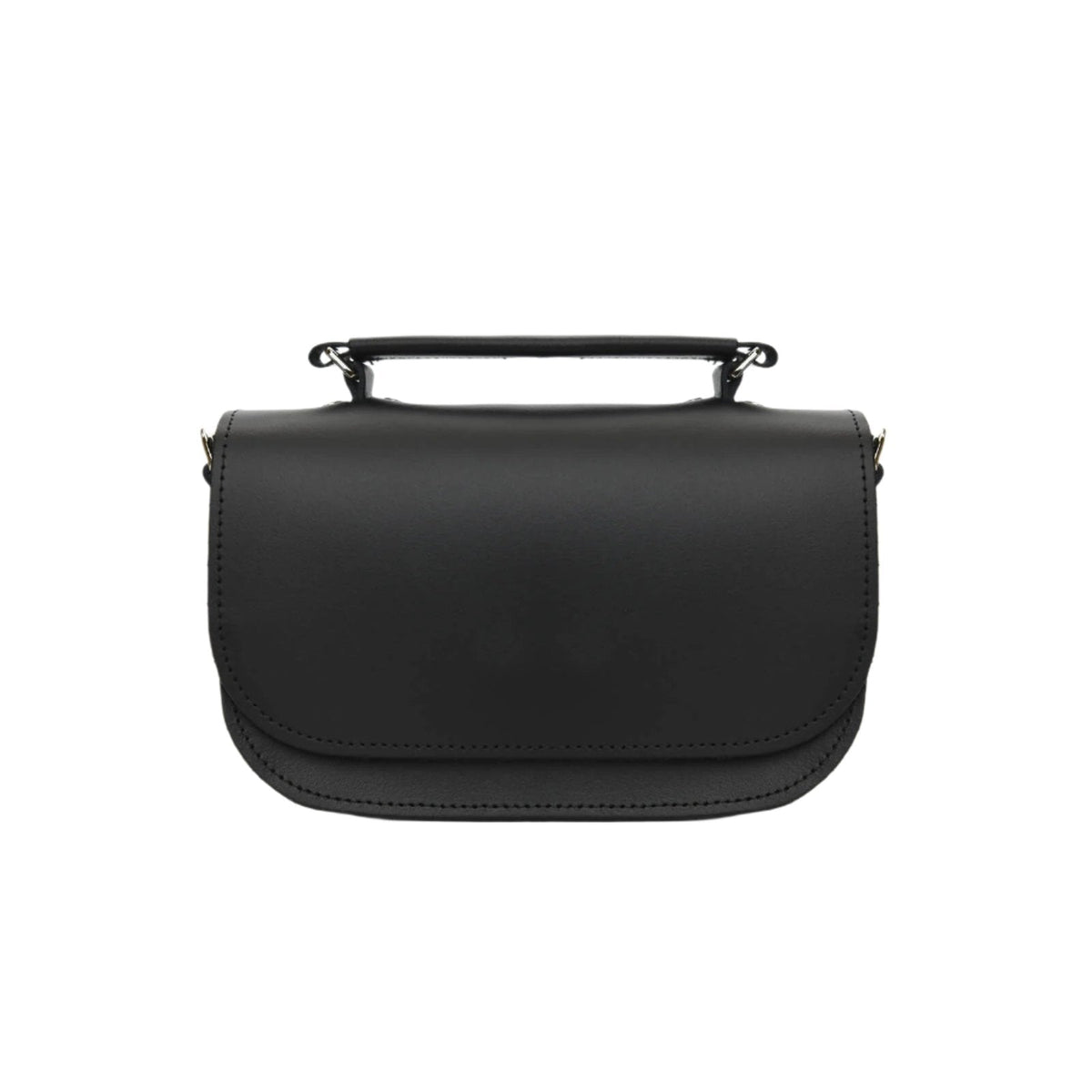 Aura Handmade Leather Bag - Black-0
