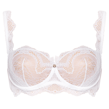 Sheer Lace Balconette Bra Ajour Aventine-2