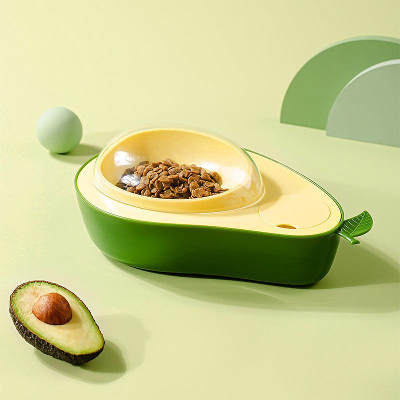 Avocado Pawsome Pet Feeding Set: Automatic Food Bowl And Water Dispenser