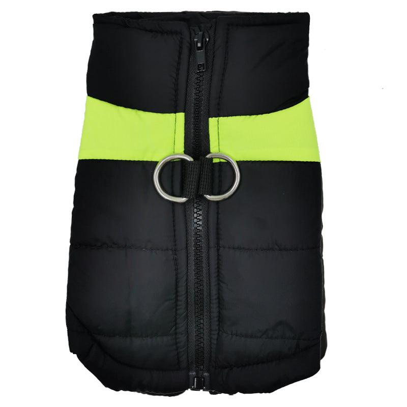 Warm And Stylish Cotton Pet Vest - Perfect For Autumn And Winter Adventures