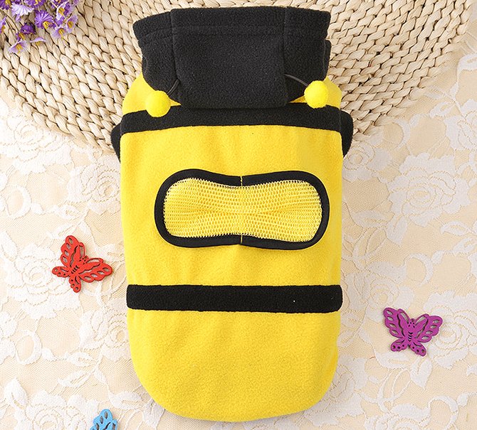 Buzzing Bee Pet Apparel: Soft Fleece Clothes For Dogs And Cats