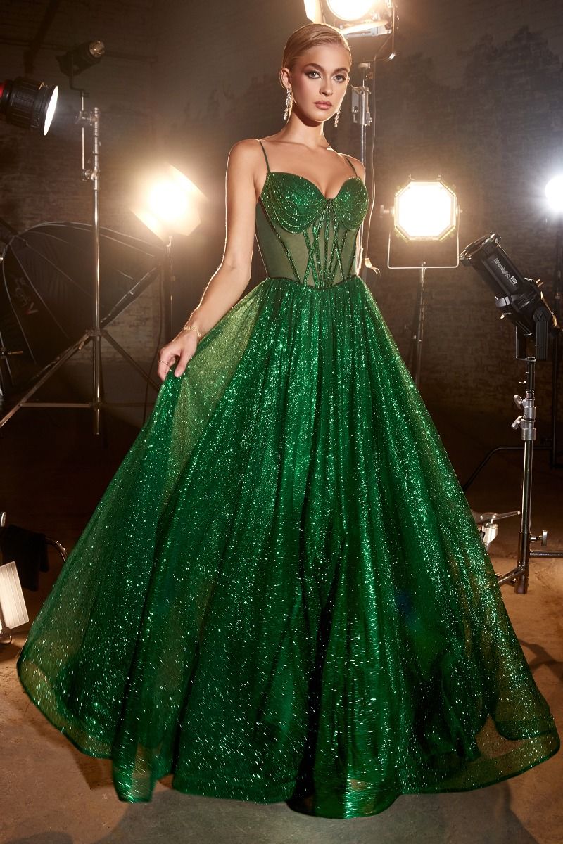 GLITTERED BALL GOWN CDCD832-2