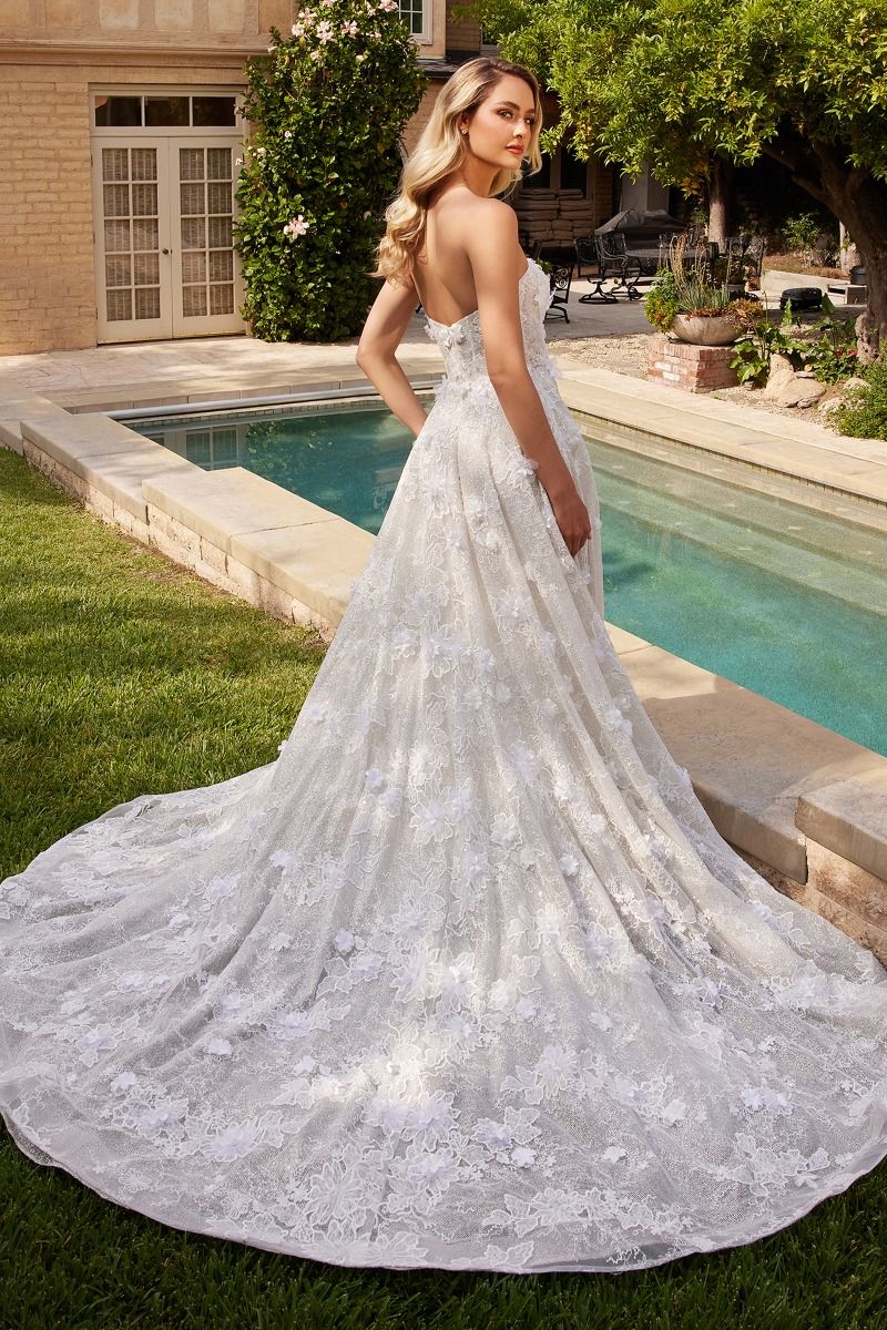STRAPLESS WEDDING BALL GOWN CDCD860W-1