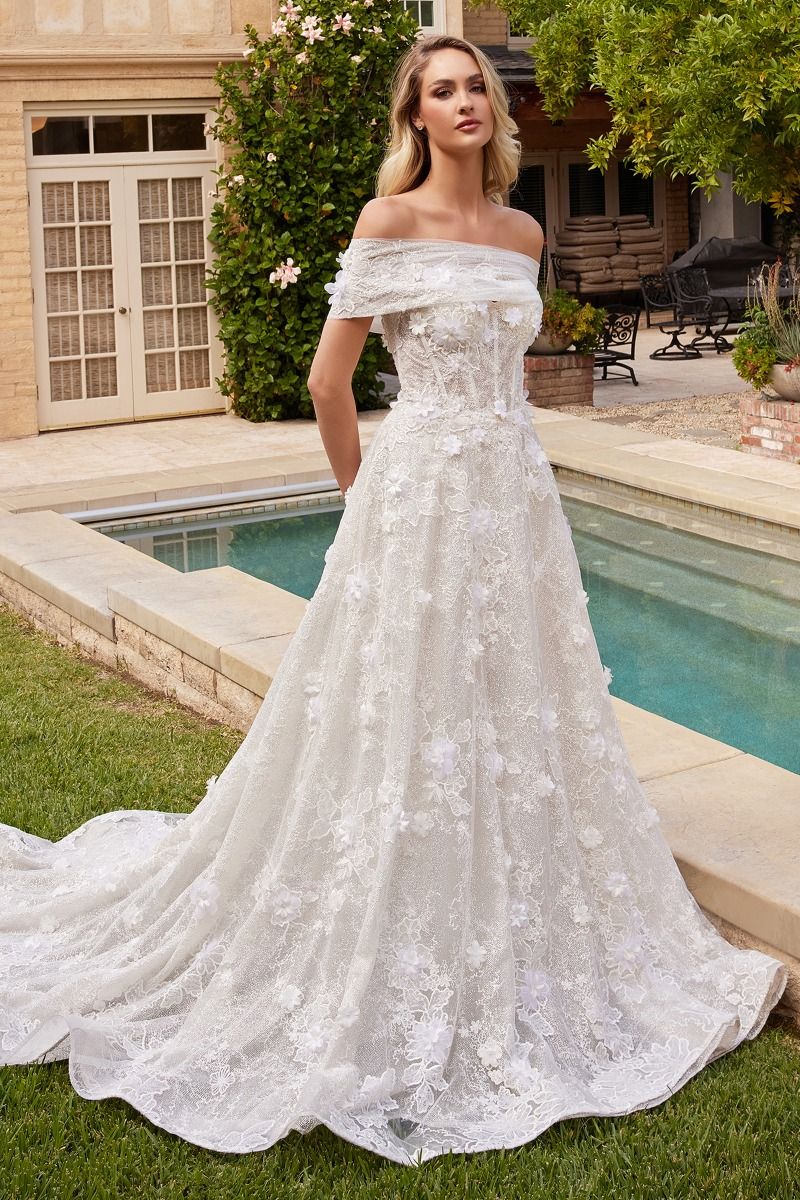 STRAPLESS WEDDING BALL GOWN CDCD860W-0