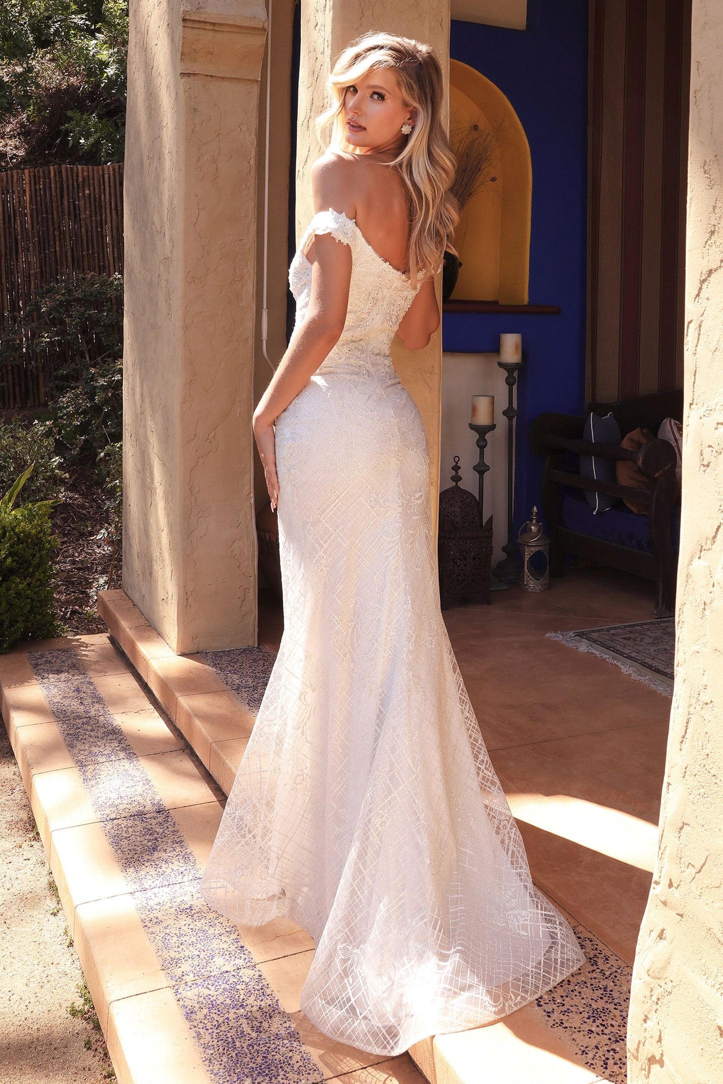 Off-the-shoulder Bridal Gown CDCD929-2