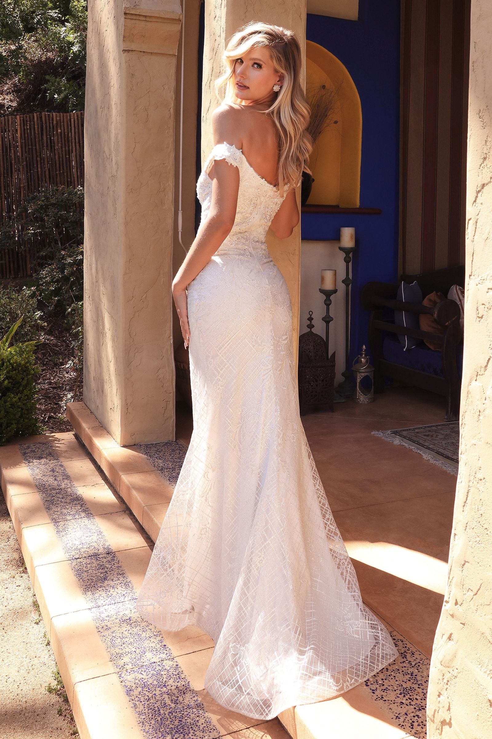 Off-the-shoulder Bridal Gown CDCD929-2