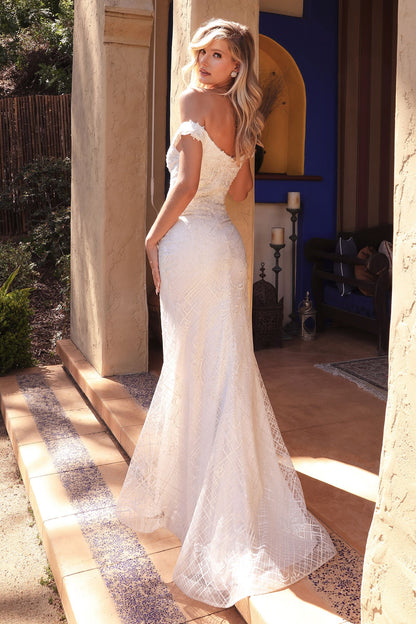 Off-the-shoulder Bridal Gown CDCD929-2