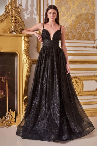 Radiant Magnificent Layered Graduation Glitter Tulle Ball Gown - CDCD996-0